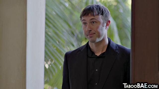 Inked cutie banged by lucky dude