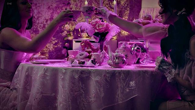 DEVILS FILM - Cute Teen Trans Serena Bubbles Gets Her Tight Asshole Fucked By Pool