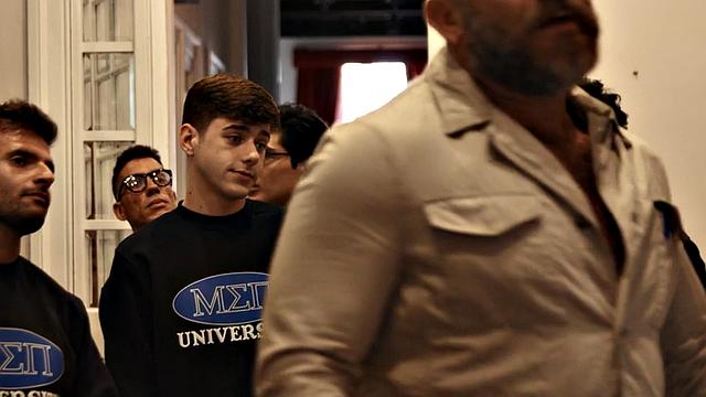 Royal jock fucks skinny twink in asshole after BJ