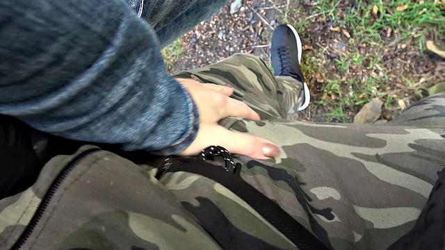 Party babe fucked by the lake