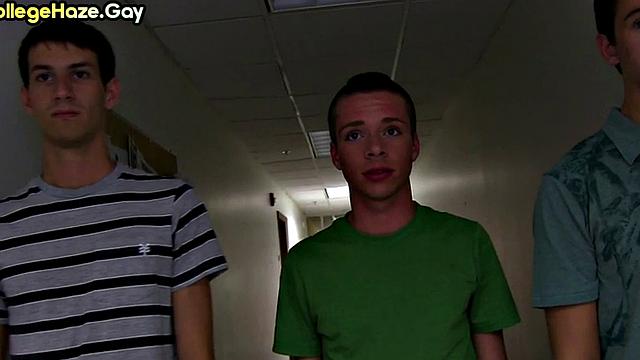 Straight guy fucked in voyeur dormitory anal sex for fraternity