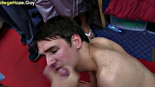 Straight guy fucked in voyeur dormitory anal sex for fraternity