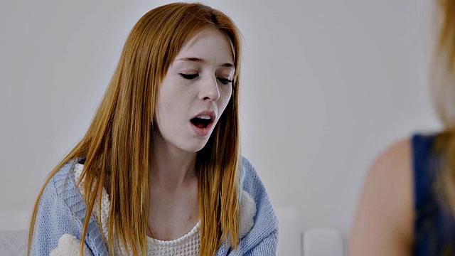 Ginger Lesbian MILF pussylicking GF