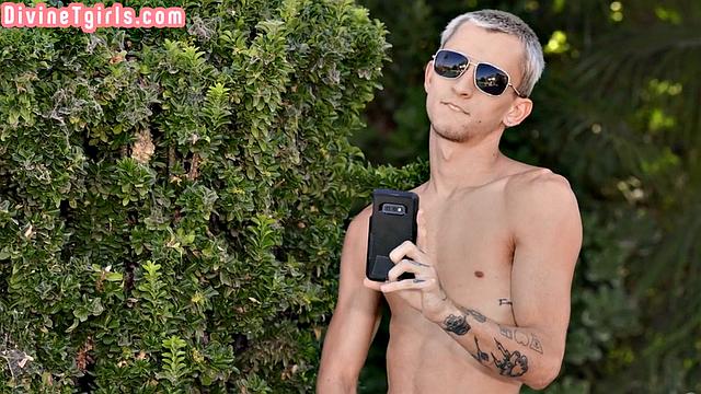 Big booty trans cutie pounded hard