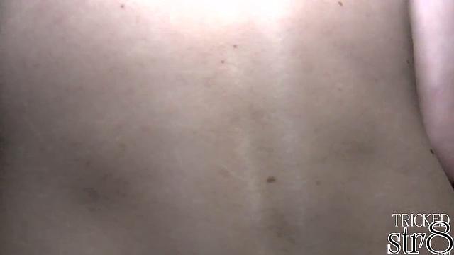 Cocksucking gloryhole gay made straight guy cum in his mouth