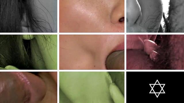 Meisa Hanai sucks during doggy