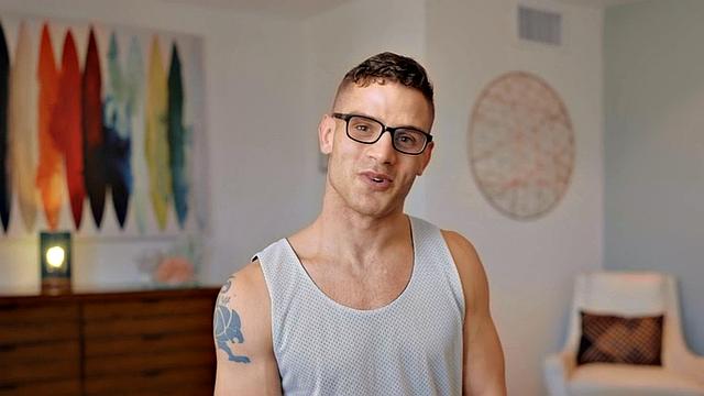 Eager solo jock wanks cock and cums after casting