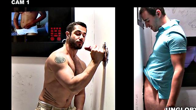 гетеро хотел обычный минет у дыры, а выдался бородатый сюрприз