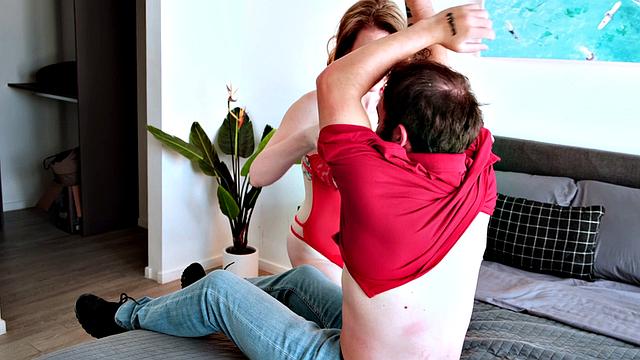 For starters, 43-year-old mom Jenn Cameron fucks her stepson