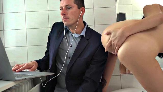 A tattooed babe with perky boobs ride her man's hard dick in every way imaginable!