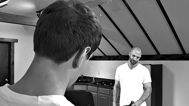 intense locker room session with coach ross bailey, david chase, and kurtz