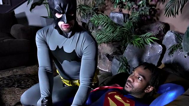 Gay IR cosplay couple enjoys anal sex on the couch