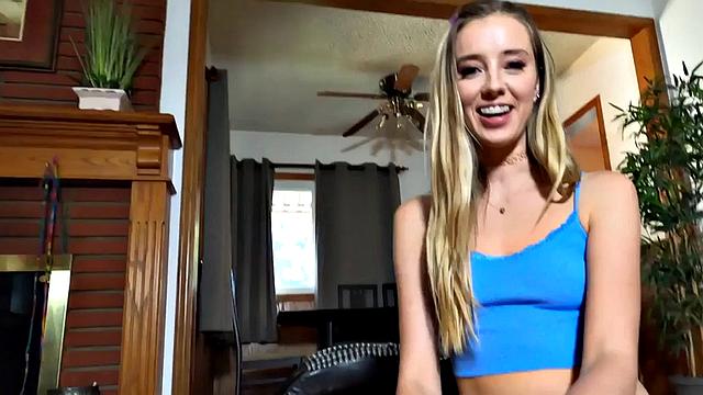 Braces stepteen blows hard during taboo sex