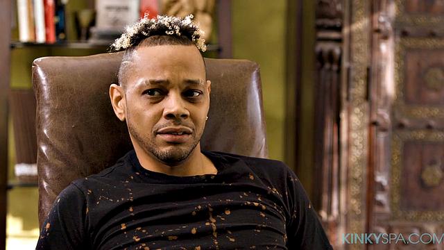 Rose Lynn gives her boss's son a massage