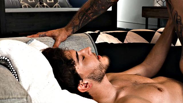 NextDoorBuddies - Tatted Hunk Topped by Big Cocked Stranger