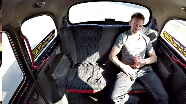 Watch this tattooed blonde taxi driver get her tight pussy drilled by her horny passenger