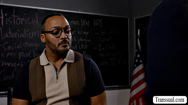 Giving my teacher a blowjob to pass my grade