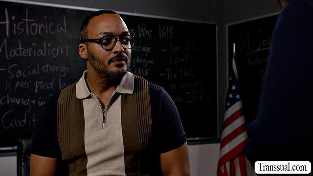 Giving my teacher a blowjob to pass my grade