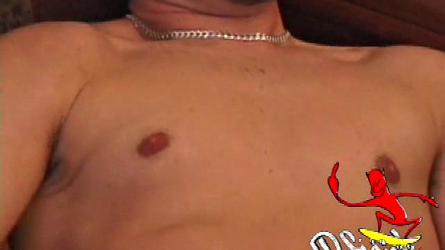 Foster Bailey starts a video, strips naked and works up a stiff one. His toned muscles ripple with every move, as he fondles and strokes with determination and control.