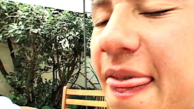 We join Latin twinks JuanCarlos and Jimmy in an outdoor setting, where the two boys are kissing and stripping naked. Both pack big uncut cocks, and it's Juan who plans to use his on Jimmy's butt.