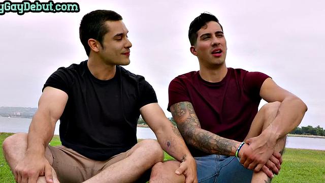 Barebacked debut stud by top stud with hairy chests