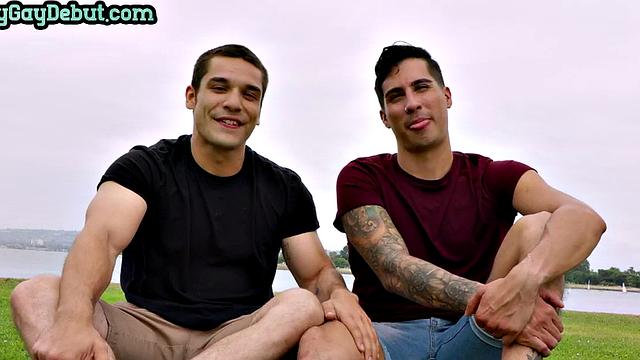 Barebacked debut stud by top stud with hairy chests