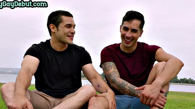 Barebacked debut stud by top stud with hairy chests