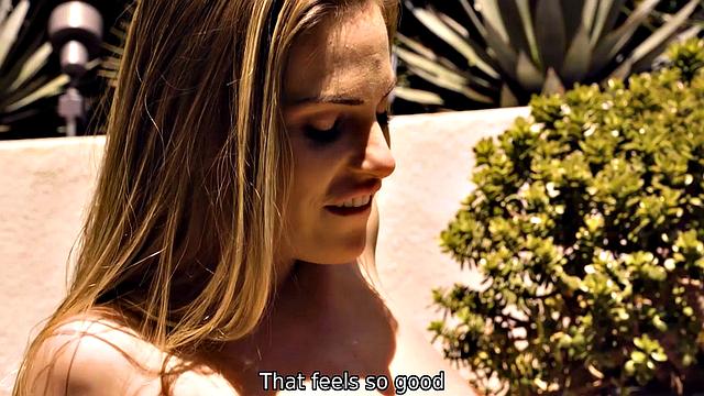 DADDY4K. Sexy nymph and BF daddy have affair under the sun