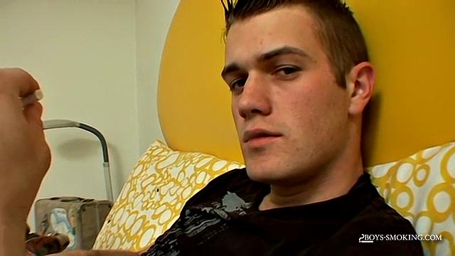 Bryce Corbin Chainsmoking In Bed