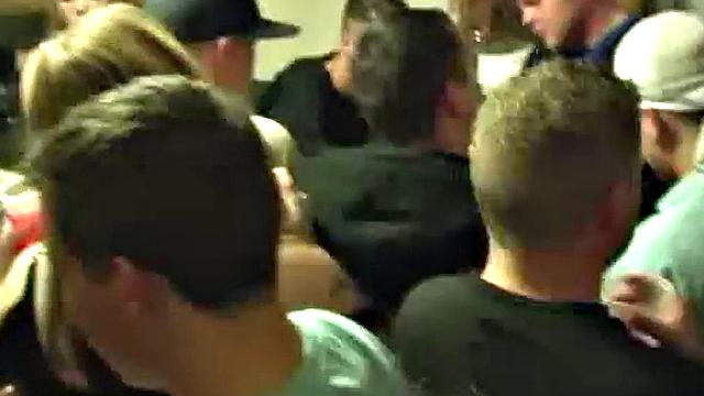 Slutty teen fucked hard and drenched in cum