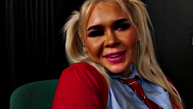 CFNM students suck and wank professors in 3some