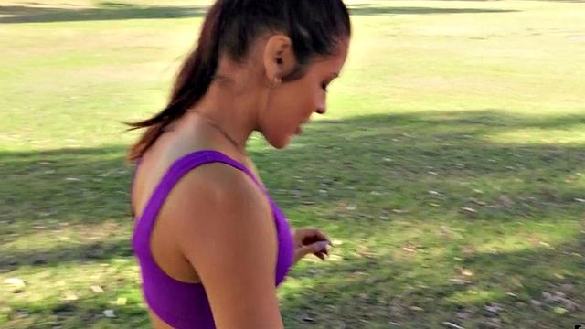 Pulled beauty fucked from behind after getting picked up