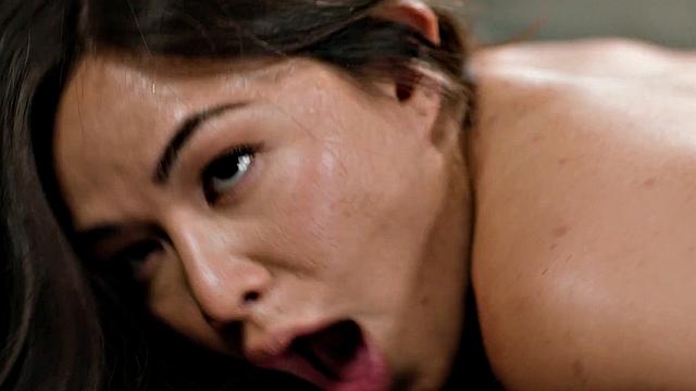 LEZ BE BAD - Horny MILF Jennifer White DOMINATES Stacked Stepdaughter Scarlett Alexis