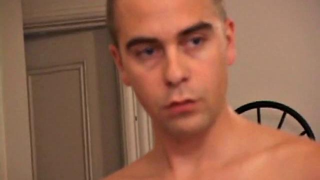 Super shooter Vincenzo is back for a hot solo session. After stripping out of his clothes, Vincenzo lubes his cock and starts stroking with determination.