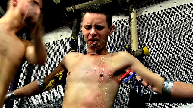 Feeding Aiden A Huge Cock - Aiden Jason &amp;amp; Reece Bentley