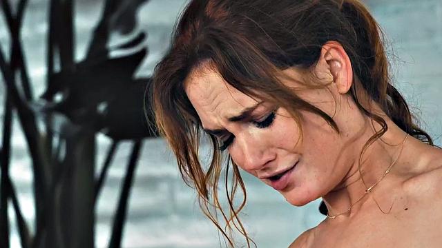 Tattooed trans seduces hairy female before eating her out