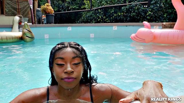 Out of the Pool, Onto a Dick