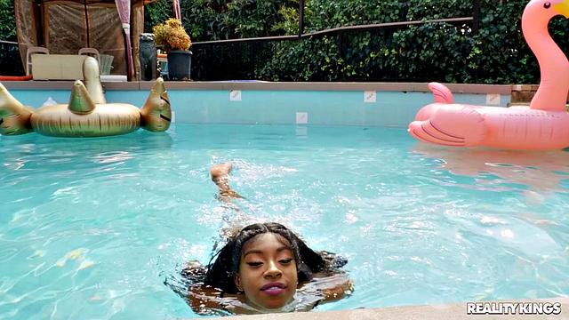 Out of the Pool, Onto a Dick