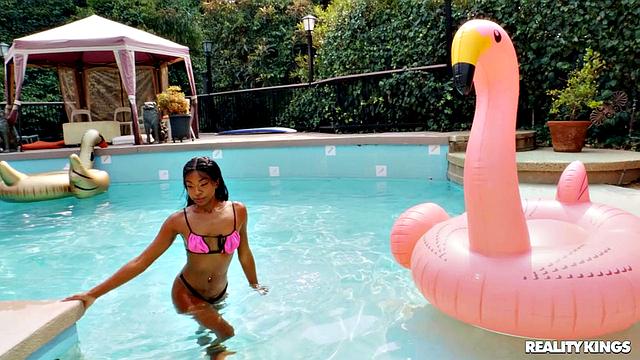 Out of the Pool, Onto a Dick