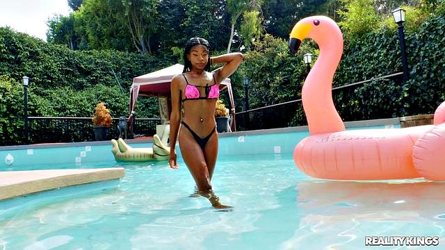 Out of the Pool, Onto a Dick