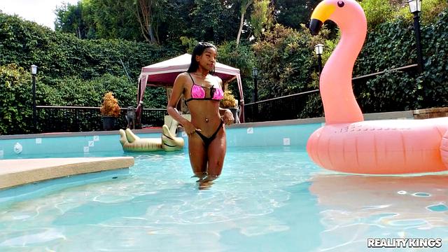 Out of the Pool, Onto a Dick