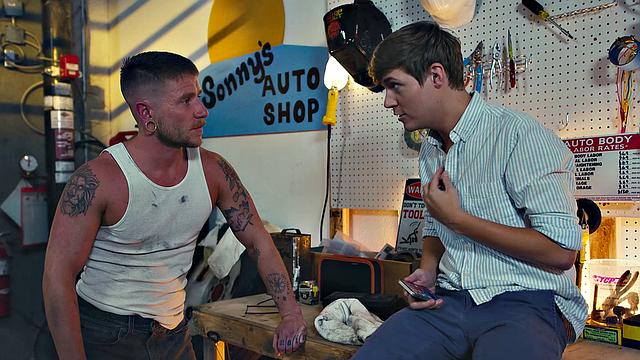DISRUPTIVEFILMS Bratty Twink Taught Life Lessons From Hardened Mechanic - Jack Bailey, Colt Spence