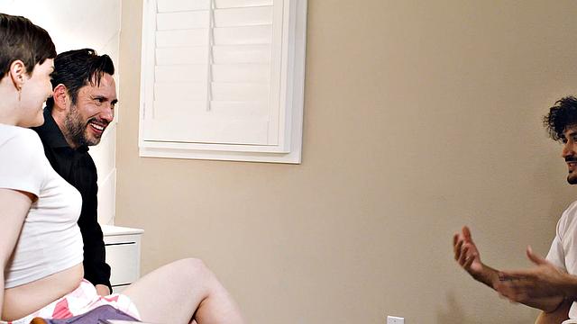 MODERN-DAY SINS - Horny Teen Wants to Watch Hot Girlfriend Jade Valentine Cheat With Their Teacher