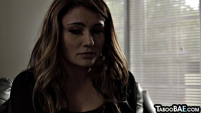 Beautiful tattooed babe deepthroating