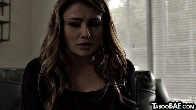 Beautiful tattooed babe deepthroating