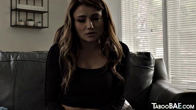 Beautiful tattooed babe deepthroating