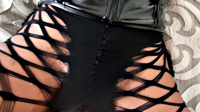 Bae's birthday turns into a wild doggystyle fuck fest with high heels and fishnet stockings