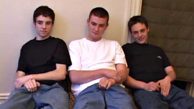 These three guys hook up for a hot threesome. They each get a taste of the other's cock, before Rick Waters ends up getting spit roasted by Mason Nite and Gunner Raines. Gunner is the first to finish.