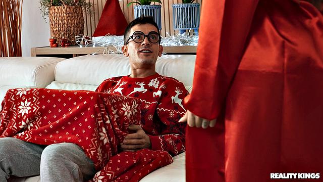 A Christmas Surprise From My Roommate's Boyfriend