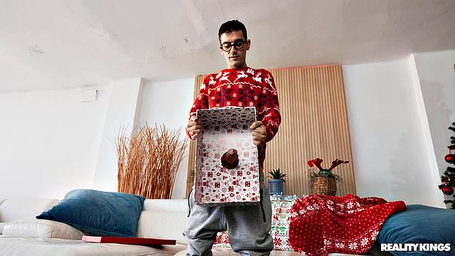 A Christmas Surprise From My Roommate's Boyfriend